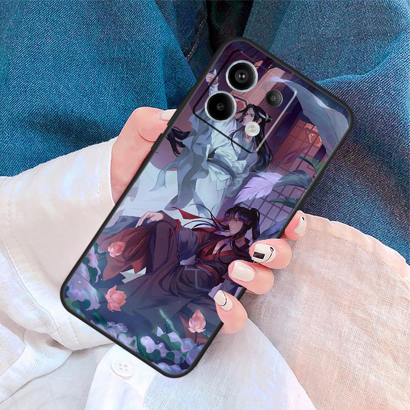Чехол для Xiaomi Redmi Note 13 14 Pro 12 11 9 10 9S 10S 11S 12S Redmi 14C 10C 12C 13C с аниме-артом Mo Dao Zu Shi