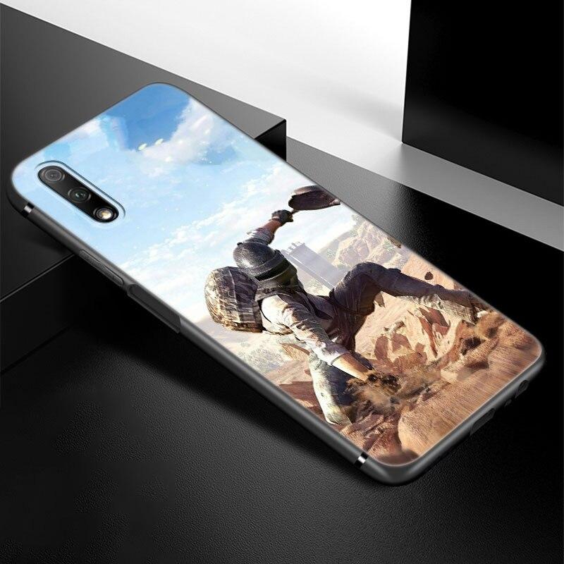 Модный чехол для игрового телефона PUBG для Huawei Honor 7A 8A 9X 20 Pro 8 10X Lite 9A 8C 9C 20E 7S 8S 20S 8X 10i 20i 30i, мягкий черный чехол