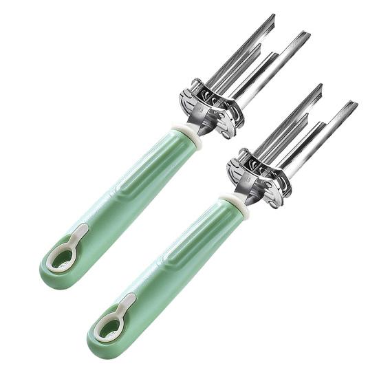 Регулируемый инструмент для удаления сердцевины из фруктов и овощей, из нержавеющей стали, для удаления семян из болгарского перца, кухонный гаджет для домашних блюд