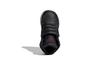 adidas Neo Hoops 2.0 Mid Кожаные Дышащие Средние Винтажные Баскетбольные Кроссовки Черно-Бело-Красные Для Малышей и Малышей FY9291