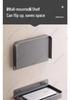 Foldable No-Drill Bathroom & Bedside Phone Holder Tray
