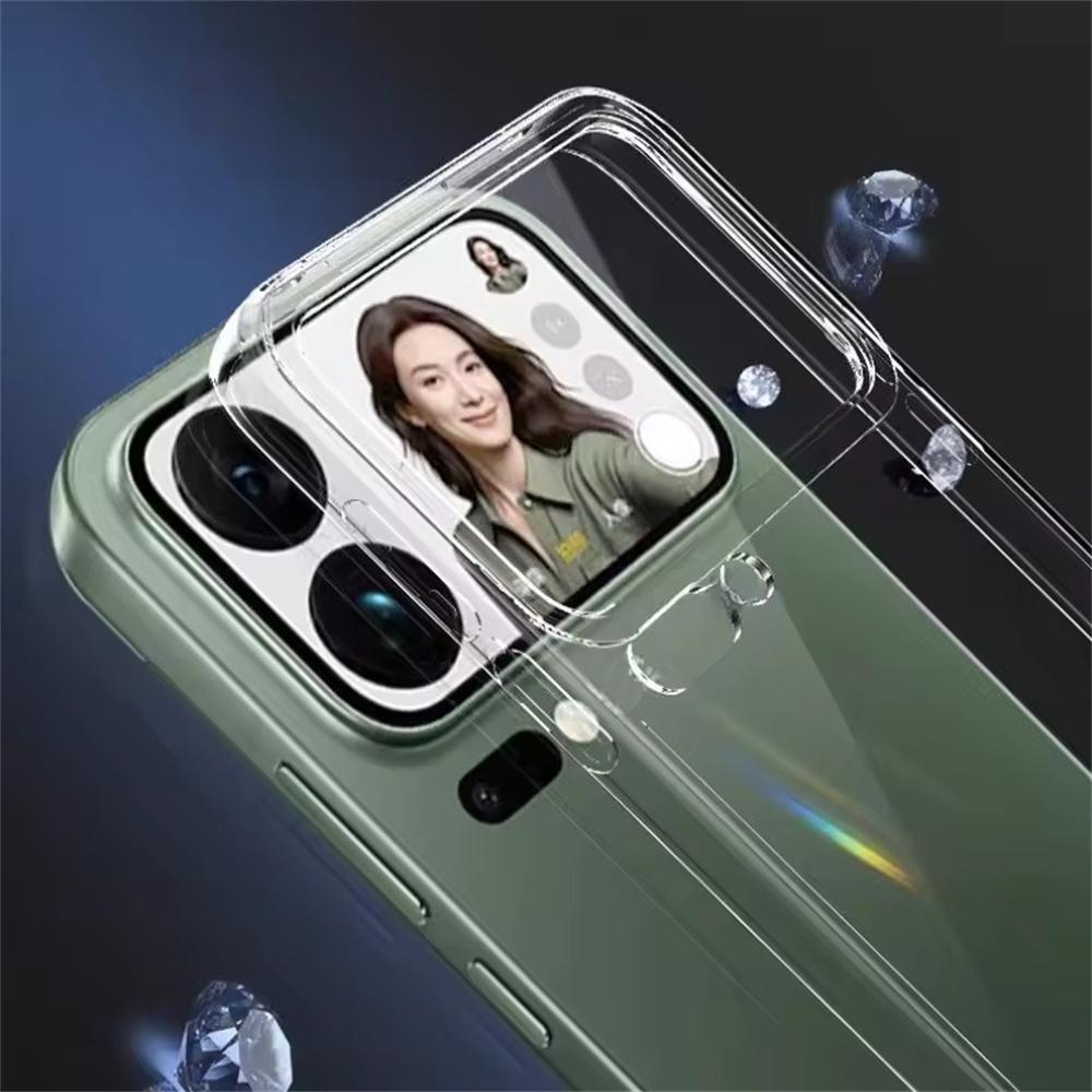Прозрачные Мягкие Силиконовые Чехлы-накладки из ТПУ для Телефона Для Xiaomi 17 Pro Max