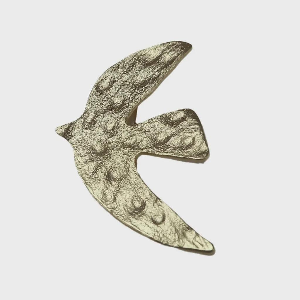 Medieval French Cecile Peace Dove Brooch Replica