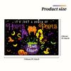2D Sanderson Sisters Witch Banner featuring the iconic quote "I Smell Children", glitter text, bats and spooky elements