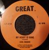 7-дюймовая пластинка EARL MOODIE  My Heart Is Gone GP47 Отличный американский Регги Ска Даб Б/у
