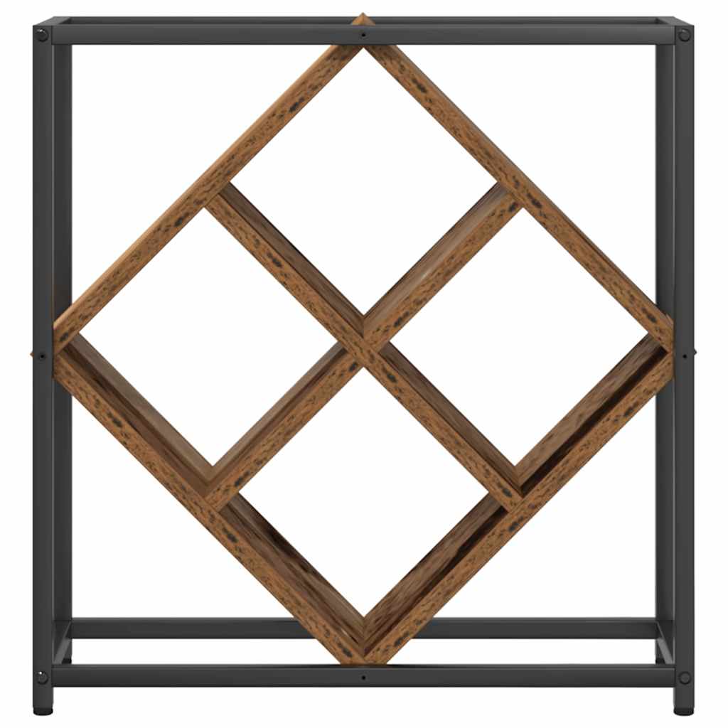 Wine Rack 16 Bottles Engineered Wood Reclaimed Wood