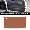 Для Toyota RAV4 XA50 XA40 XA30 2005-  2024 2025 Автомобильный Задний Багажник Крышка Багажника Защитный Коврик от Пинания Кожаная Декоративная Накладка
