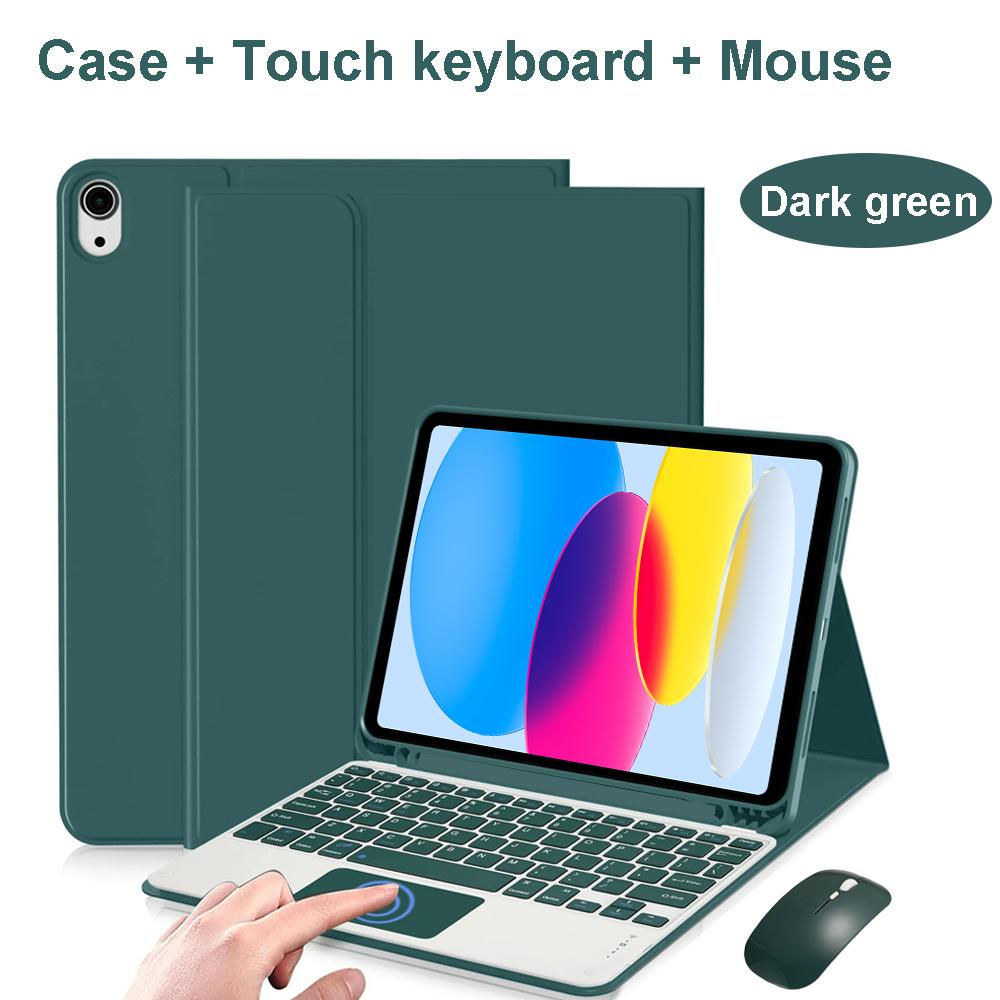 Case for iPad A16 11 Inch A3355 A3356 A3354,Bluetooth Keyboard cover for iPad 10th 10.9 Inch A2696 A2757 A2777 A3162