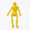 10/20/30Pcs Halloween Skeleton Stretch Toy Anxiety Stress Relief Portable Soft TPR High Elastic Colorful Skeleton Toy Party Favors Supplies