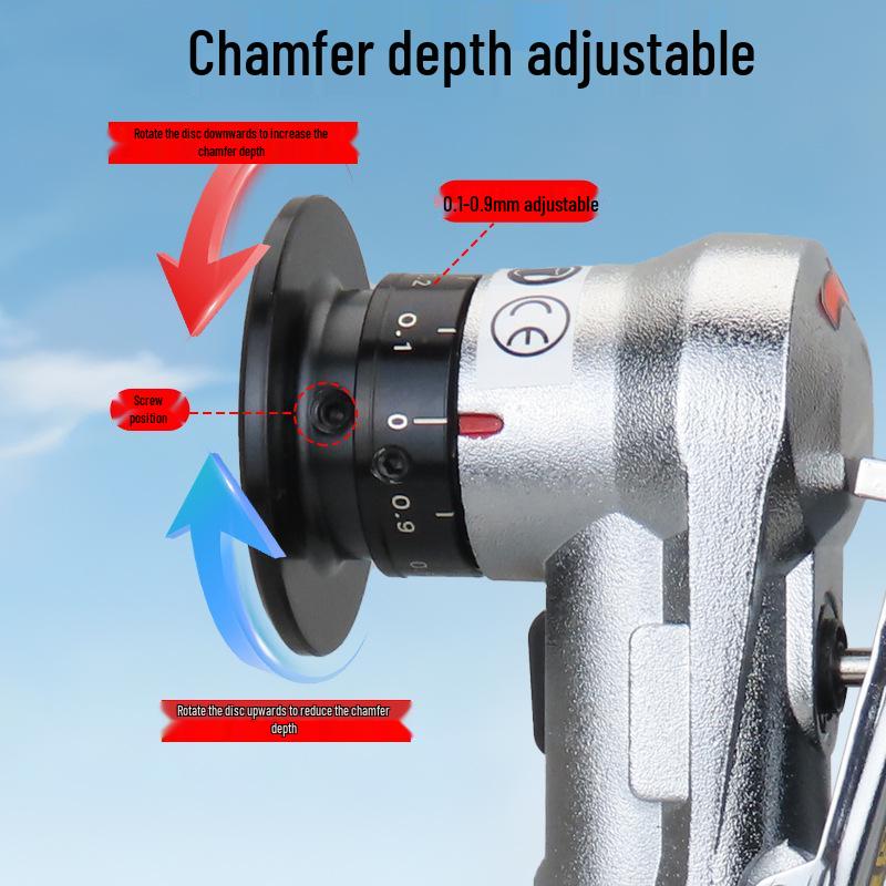 Gaobao 45° Mini Pneumatic Chamfering & Deburring Tool