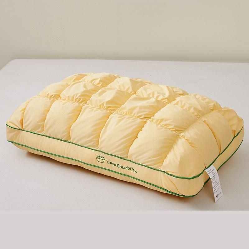 Желтая подушка в виде ананаса для защиты шеи и помощи во сне, подушка-сердечник, общежитие, подушки для сна, можно стирать, не выцветает, приятная к коже, удобная