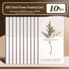 Handmade Dried Flower Greeting Card for Mother's Day, Thanksgiving, Birthdays & More