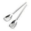 Stainless Steel Mini Colander for Olive Sugar Garlic Small Strainer Spoon Kitchen Household Creative Food Grade Strainer Spoon