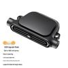 2026 Creative Dual-Turbine Leafless Car Seat Cooling Fan with USB Charging