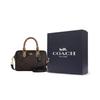 Coach Роуэн 18 Кожаная сумка через плечо с верхним клапаном Маленькие женские сумки Коричневый CAB16-IMXI8