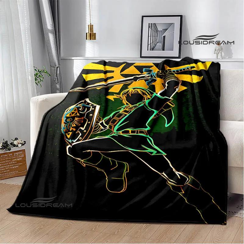 3D Z-Zeldas Cartoon blanket Warm Flannel blankets Soft and comfortable blanket Home Travel Blankets bed linings Birthday Gift