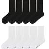 Bananasisters [5SET] Mimi Daily Golji Mid-Calf Crew Socks Basic 2 Colors