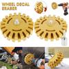 Car Pneumatic Rubber Eraser Wheel Pad Rubber Disk Decal Eraser Wheel Car Sticker Remover Paint Cleaner Car Polish Auxiliary Tool