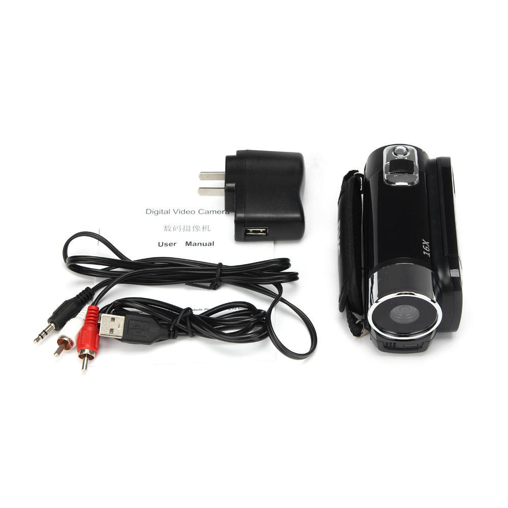 HD 1080P 16M 16-кратный цифровой зум видеокамера камера DV