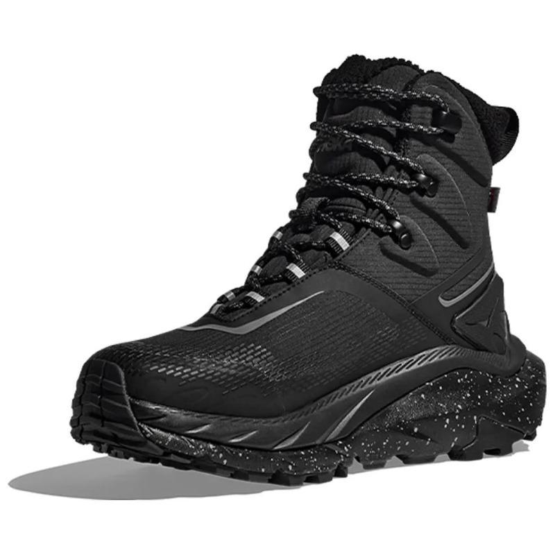 HOKA One One Kaha 2 Нескользящие Износостойкие Высокие Треккинговые Ботинки Женские Черные Кроссовки 1155195-BBLC