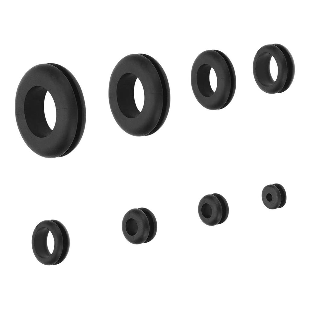 180Pcs Rubber Grommets Sealing  s Assortment of Rubber Washers for Wires Plugs Cables