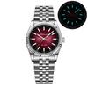 ADDIESDIVE New Men's Quartz Watch VH31 Stainless Steel 100m Waterproof Sapphire Super Luminous Luxury Gradient Men Diver Watches