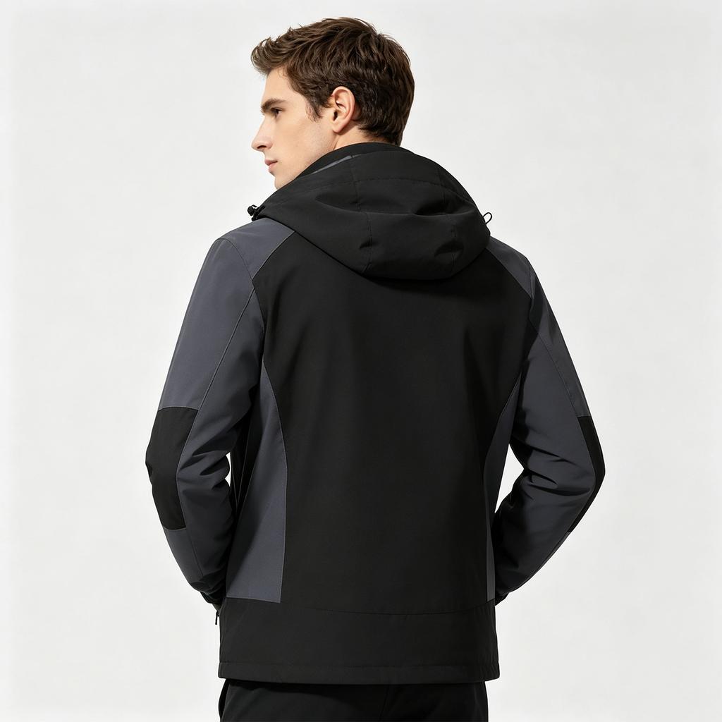 Мужская легкая дышащая ветрозащитная куртка для походов весной и осенью