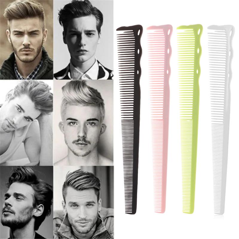 Двусторонняя расческа для стрижки волос Парикмахерская Профессиональные расчески для стрижки волос Бакенбарды Щетка для волос Инструменты для укладки волос в парикмахерской