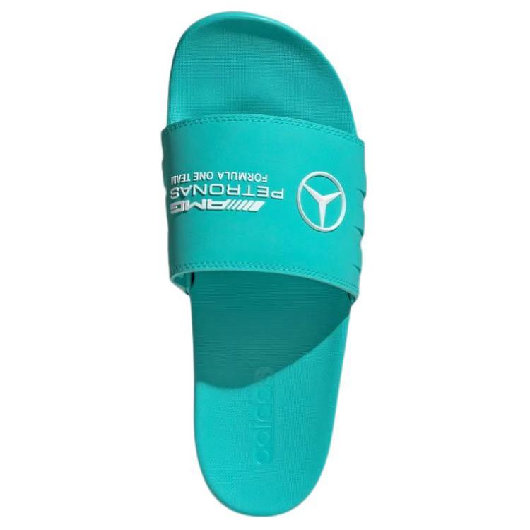 Adilette Mercedes-AMG Petronas Formula One Team x Adilette Adidas Comfort Шлепанцы 'Semi Mint Rush' JR1071
