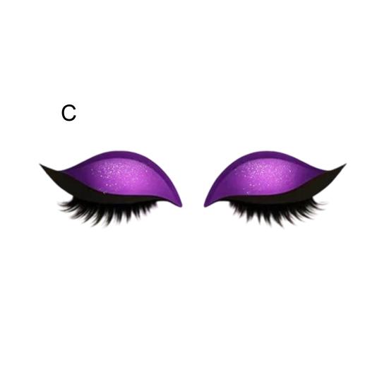 1/2/3/4/5 Lazy Stickers Eye Shadow Eyelash Pairs Reusable Eye Makeup Stickers