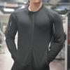 Men New Fitness Jacket Zip Cardigan Stretch Breathable Outdoor Golf Top Gym Jogging Sports Long Sleeve Muscle Fit Shirt Costume