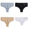 FINETOO High Waist Cotton Panties for Woman Thong Yoga Lingerie Comfort Underwear Sports Pants