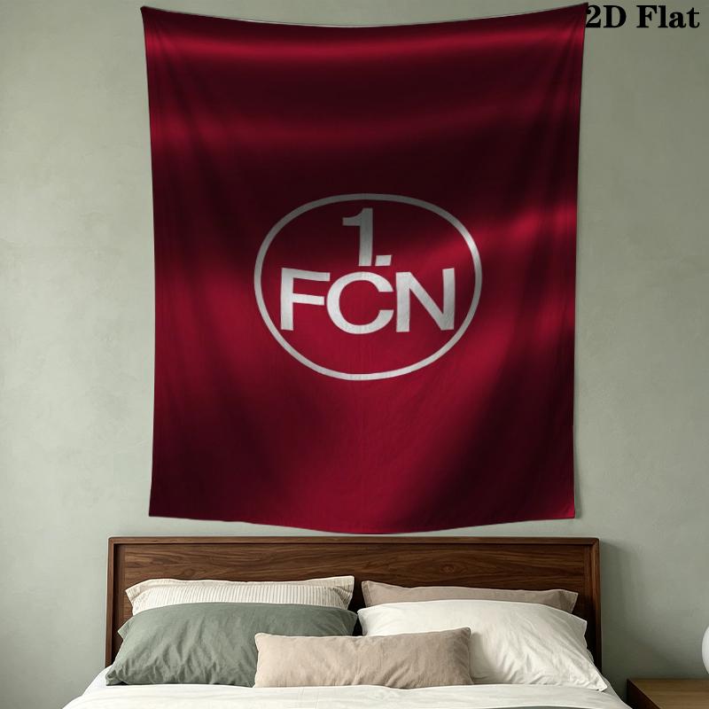 1 FC Nürnberg Wall Tapestry Aesthetic Wall Hanging Printed Fabric Blanket Decorative Tapestries for Bedroom Living Room Home Decor