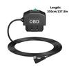 Интеллектуальный кабель для OBD-видеорегистратора с адаптером питания от автомобиля Высокоэффективный кабель для парковочного наблюдения