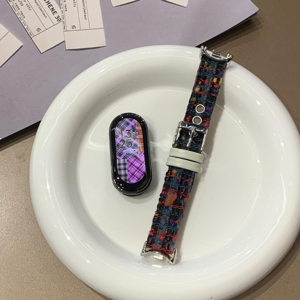 Wool thin strap is suitable for Apple s10 watch Xiaomi 8/9Pro bracelet fit3 Huawei GT5/4/3.