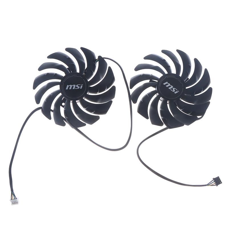 Вентилятор для видеокарты для Msi Geforce Rtx 3070 3060 3060Ti Ventus 2X Oc 95 мм Pld10010S12Hh Rtx3060 Rtx3070 Rtx3060Ti Вентилятор охлаждения GPU