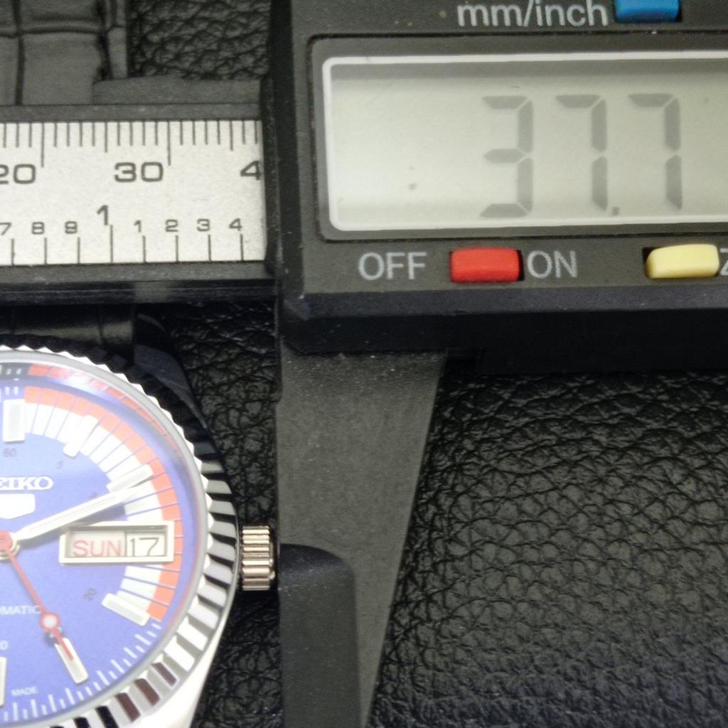 ВИНТАЖНЫЕ ВОССТАНОВЛЕННЫЕ ЧАСЫ SEIKO 5 AUTOMATIC 6309A ЯПОНИЯ МУЖСКИЕ С СИНИМ ЦИФЕРБЛАТОМ a440807-4