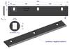 Hard-faced ripper roller knife 400x63x6 holes 3x20mm application Capello WARYŃSKI