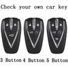 Чехол для ключей из ТПУ с 3, 4, 5 кнопками для Changan UNIT UNIK CS35PLUS CS55 PLUS CS75 PLUS Oshan X7 X5, аксессуары