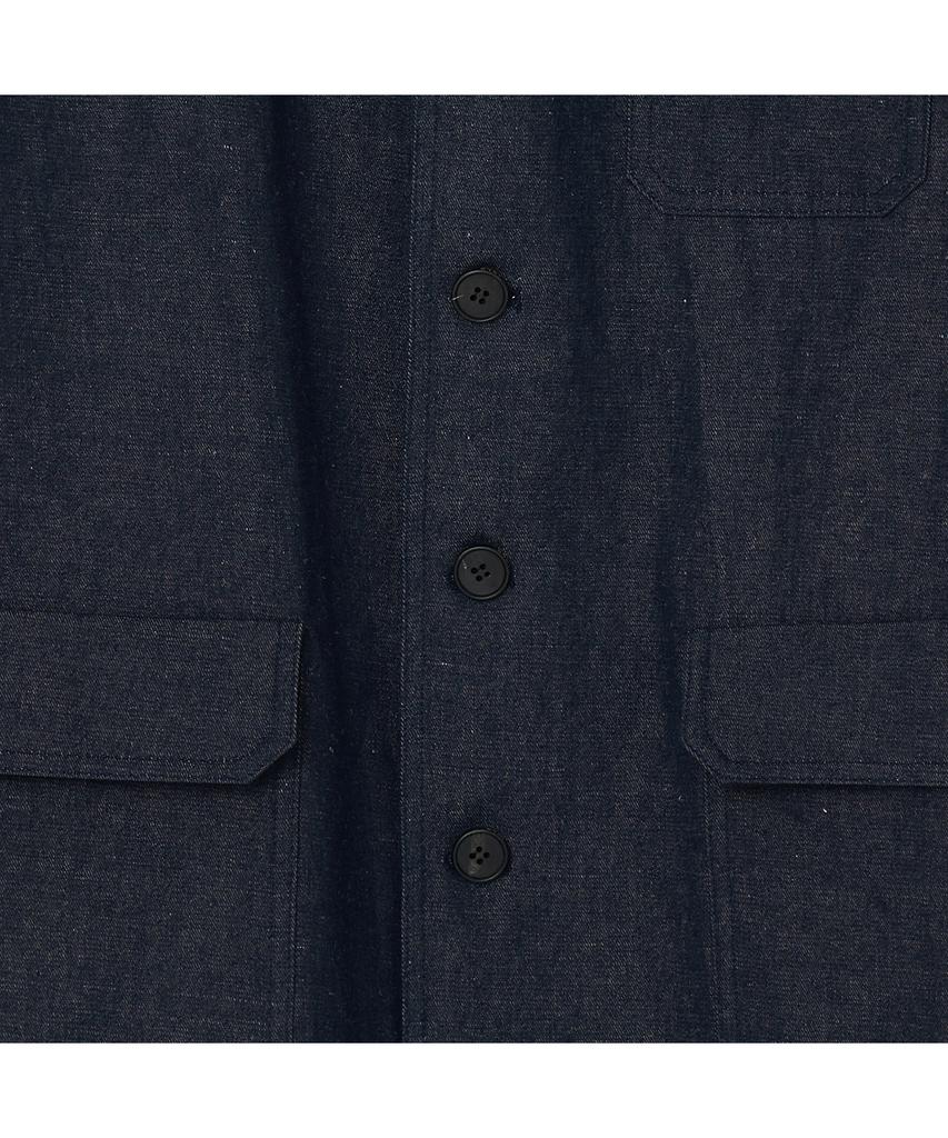 Iolo Cotton Linen Teva Jacket_Indigo