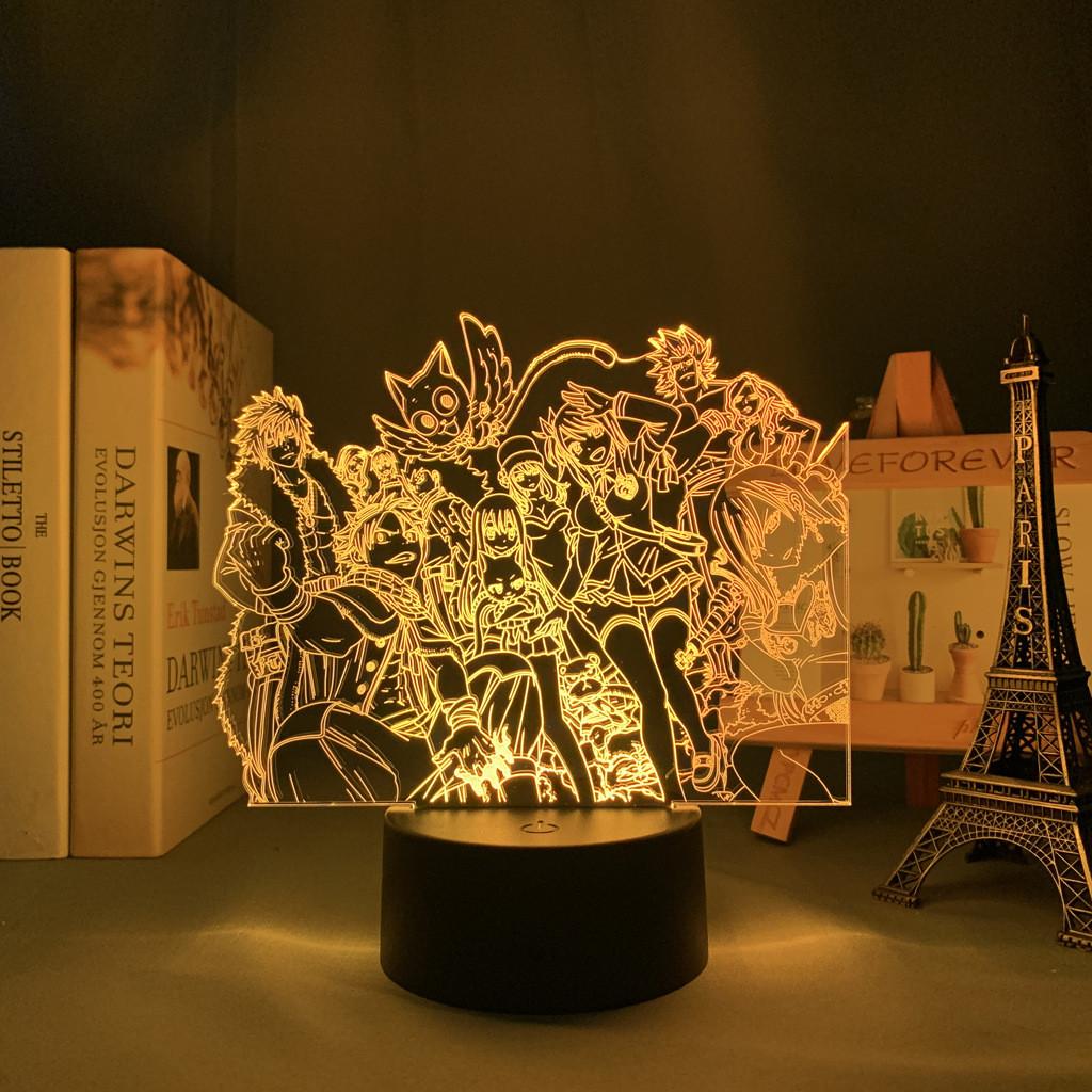 Fairy Tail Led Night Lamp With Color Changing Features And Usb Power For Kid Room