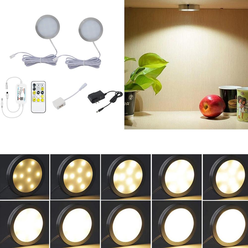 Полный комплект DC12V Tuya Wifi подсветка под шкафом ИК пульт дистанционного управления одноцветная/RGB/CCT светодиодная лампа с регулировкой яркости кухонное освещение домашний декор