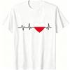 Fun I Love Poland Pattern Print Kids T-shirt Summer Girls Boys Casual Fashion Tops Kids O-Neck Short Sleeve T-shirt Clothing