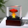 DIY Ручная работа Смола Атомный взрыв Грибовидное облако Ночник Украшение