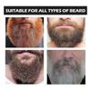 3pcs Beard Hair Color Dye Shampoo Natural Men Mustache Dying Black Darkening