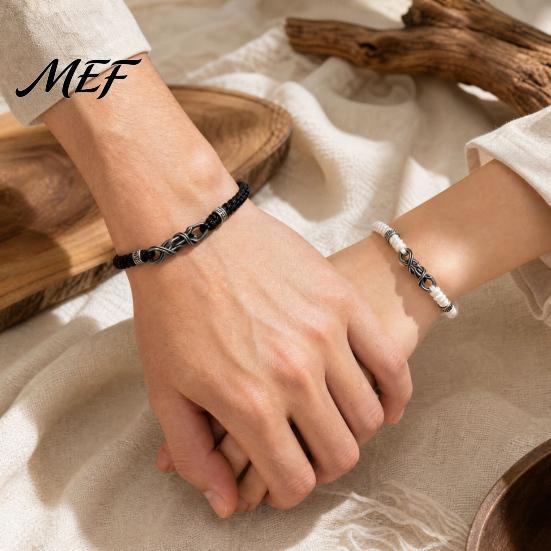 Retro Thorn Metal Accessories Braided Bracelet for Men Women, Handmade Adjustable String Simple Personality Bracelets Bracelet, Boho Romantic