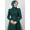 Alara Hijab Evening Dress Navy Blue