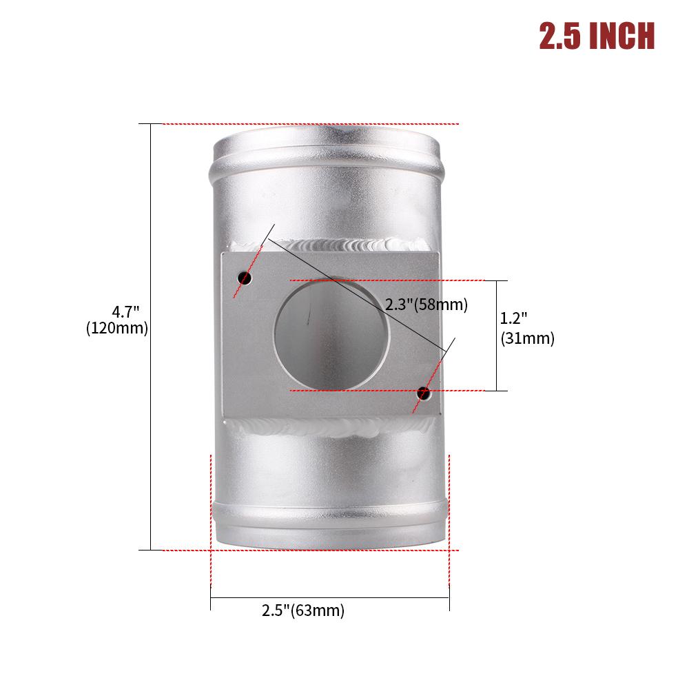 New 63/70/76mm Air Flow Sensor Mount Air Flow Meter Base For Mitsubishi ASX Lancer Air-Intake Meter Adapter 2.5" 2.75" 3" MAF010