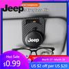 Для автомобиля Jeep Козырек Солнцезащитный Зажим для Очков Автомобильные Солнечные Очки Зажим для Карты Аксессуары Для Jeep Renegade Wrangler Gladiator Liberty Rubico