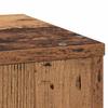 Plant Stand with Rustic Wood Look 33 x 33 x 100 cm Engineered Wood